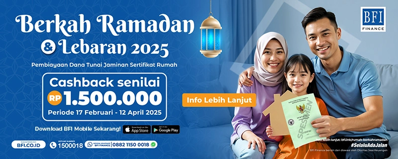 Promo Cashback Ramadan 2025 - Pembiayaan Jaminan Sertifikat Rumah